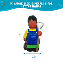 Set of 8 Multicultural Community Helper Career Figures for Toddlers