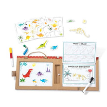 Dinosaur Reusable Drawing and Magnet Kit with Markers and 41 Magnets