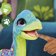 Interactive Plush Dinosaur Pet with Sounds and Reactions