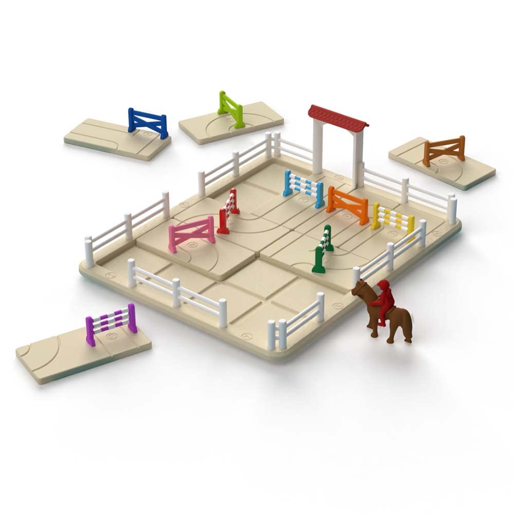 Horse Academy Logic Puzzle Game with 80 Colorful Obstacle Challenges