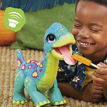 Interactive Plush Dinosaur Pet with Sounds and Reactions