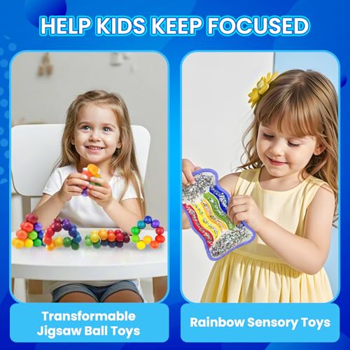 25 Pack Sensory Fidget Toy Set for Focus Calming and Tactile Play