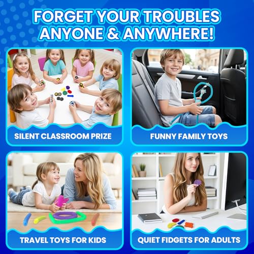 25 Pack Sensory Fidget Toy Set for Focus Calming and Tactile Play