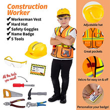 Washable 3 in 1 Toddler Dress Up Clothes Pretend Play Set for Kids