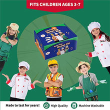 Washable 3 in 1 Toddler Dress Up Clothes Pretend Play Set for Kids