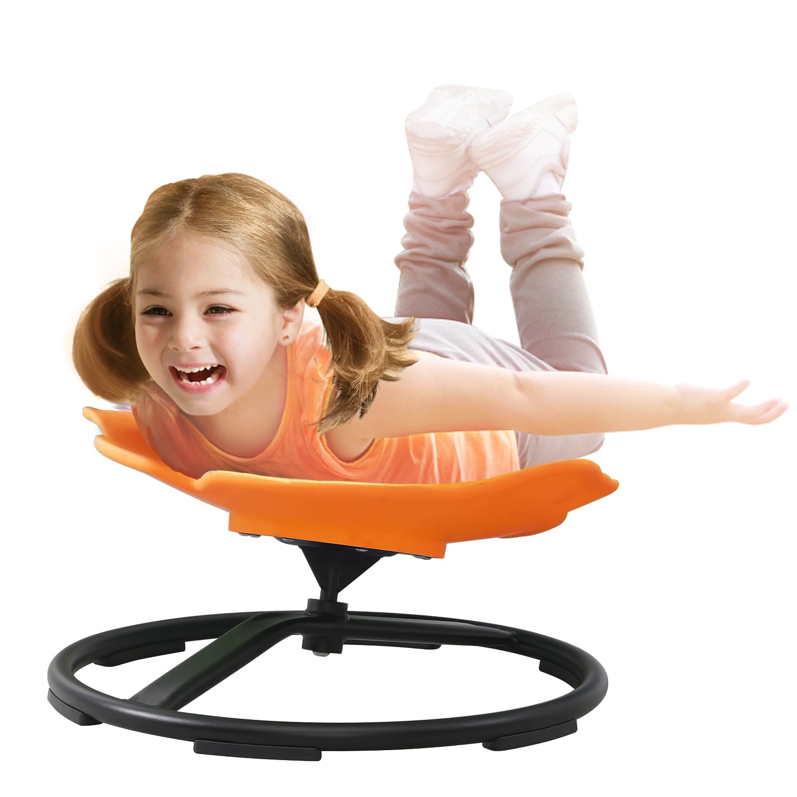 Fish Shaped Spinning Sensory Chair for Kids Coordination and Balance