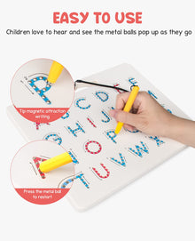 Double Sided Magnetic Letter and Number Board for Kids Learning