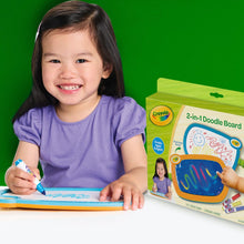Two in One Erasable Doodle Board for Toddlers Drawing Travel Tablet