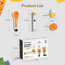3 in 1 Sensory Activity Toy with Whistle Bell Tube and Ball Blowing