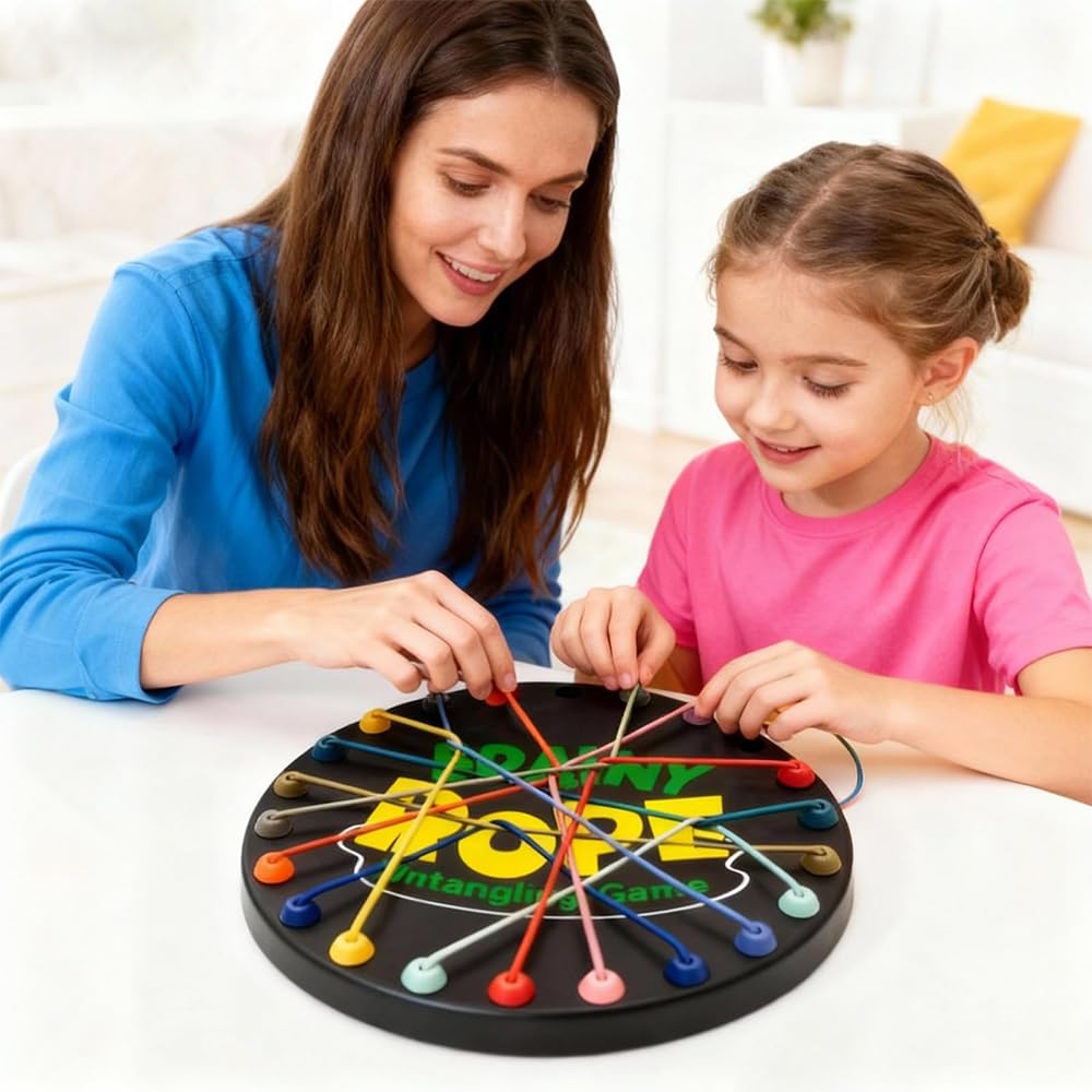 Rope Untangling Brain Knots Strategy Game for All Ages
