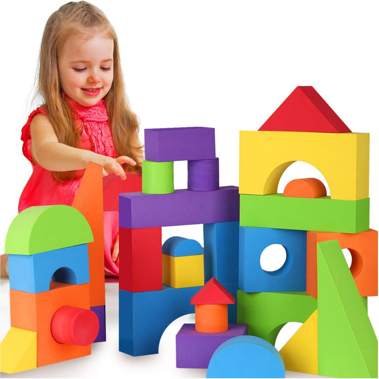 Giant Jumbo Foam Building Blocks for Toddlers