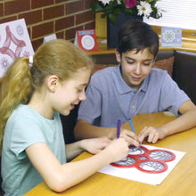 Spiral Art Drawing Kit with Classic Gear Designs and Built In Case