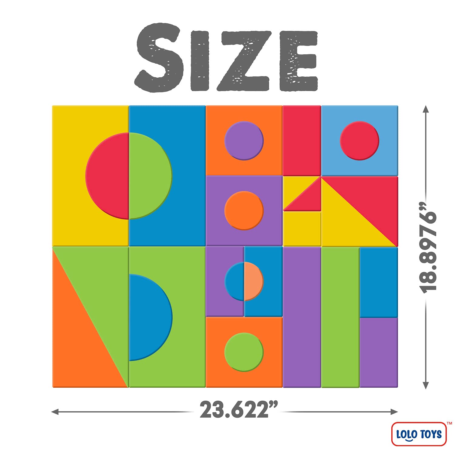 Giant Jumbo Foam Building Blocks for Toddlers