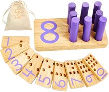 Counting Pegboards Set for Early Math Learning