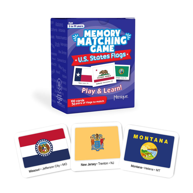 Memory Matching Game for Kids Learning and Family Play