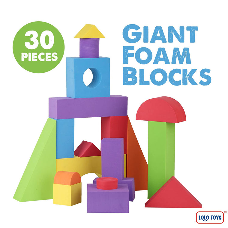 Giant Jumbo Foam Building Blocks for Toddlers