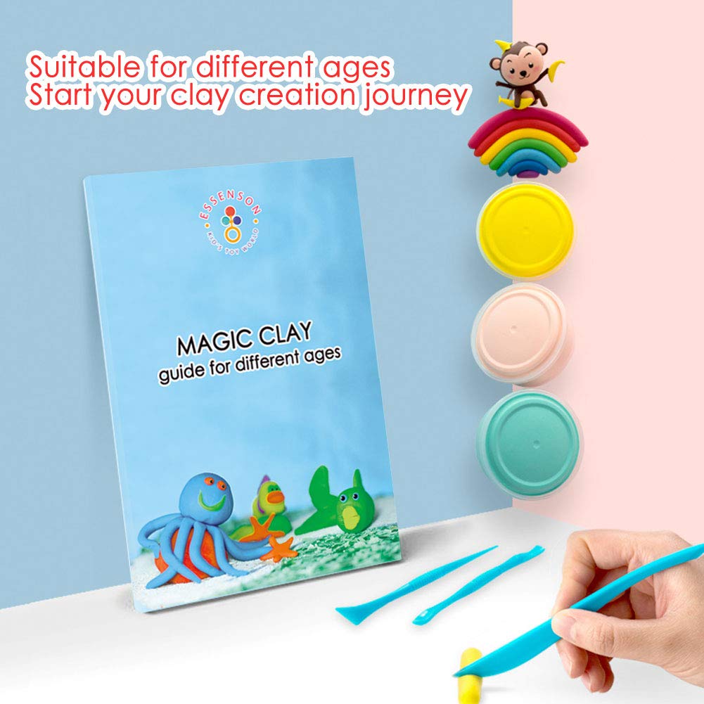 Air Dry Modeling Clay Kit for Kids Creative Craft Set