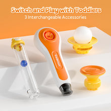 3 in 1 Sensory Activity Toy with Whistle Bell Tube and Ball Blowing