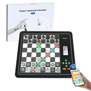 Smart Electronic Chess Set with LED Board Battery and Practice Mode