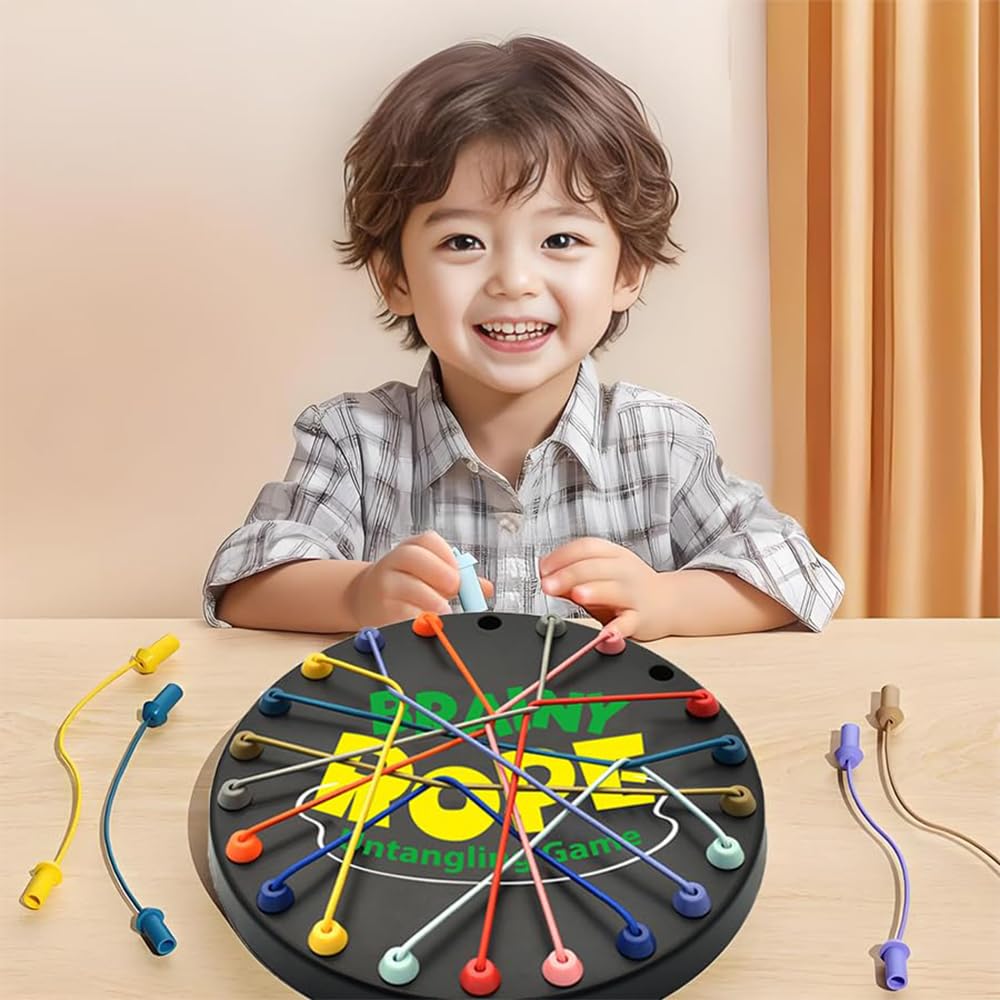 Rope Untangling Brain Knots Strategy Game for All Ages
