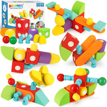 Magnetic Foam Building Blocks STEM Montessori Bath Toys for Toddlers