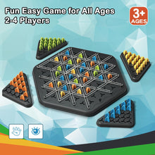 Chain Triangle Chess Geometric Board Game for Family and 2 to 4 Players