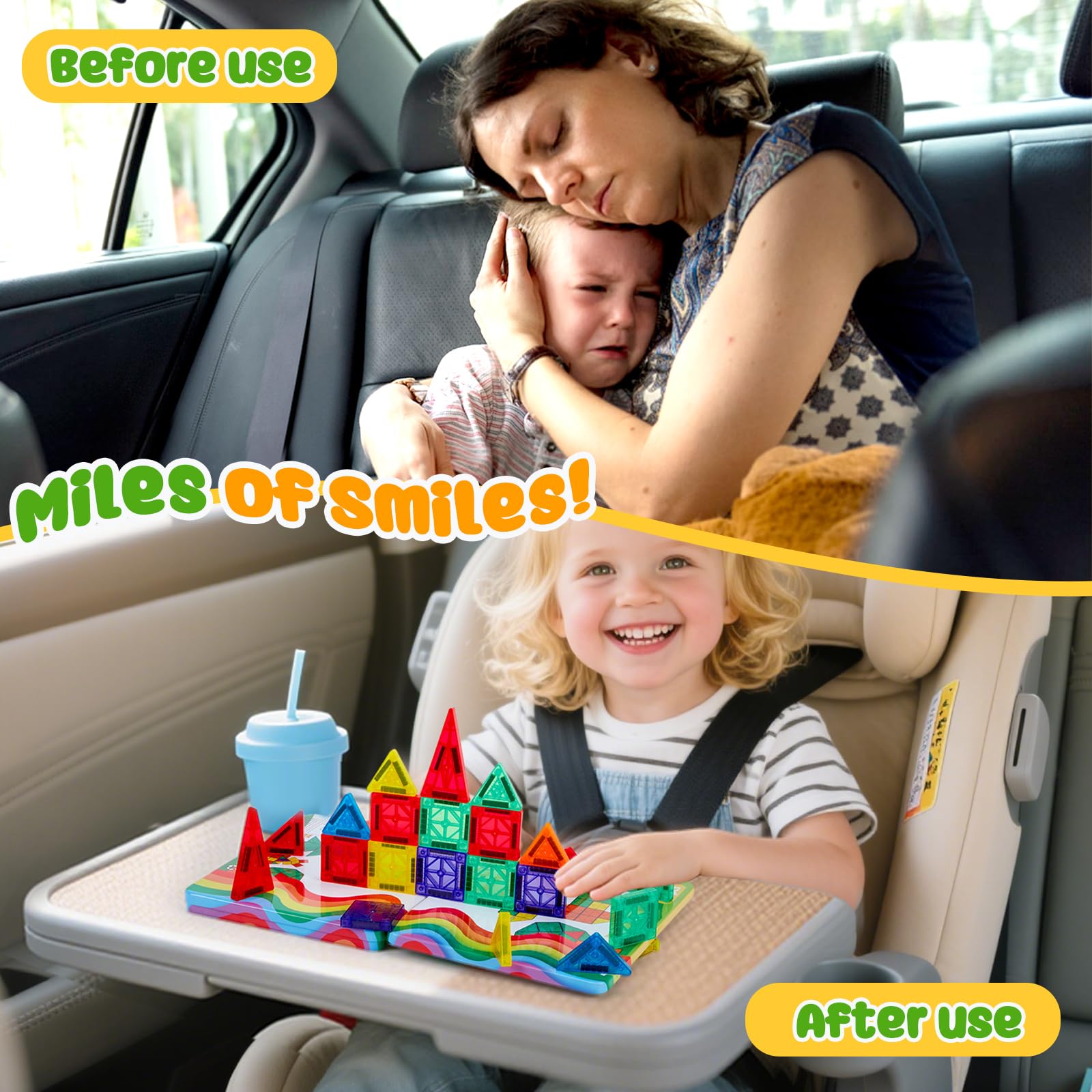 Magnetic Tiles Building Set STEM Montessori Toy for Kids