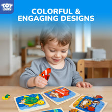 Wooden Sea Animal Puzzles for Toddlers Montessori Learning Toy