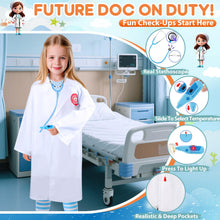 Kids 4 in 1 Career Dress Up Costumes for Pretend Play