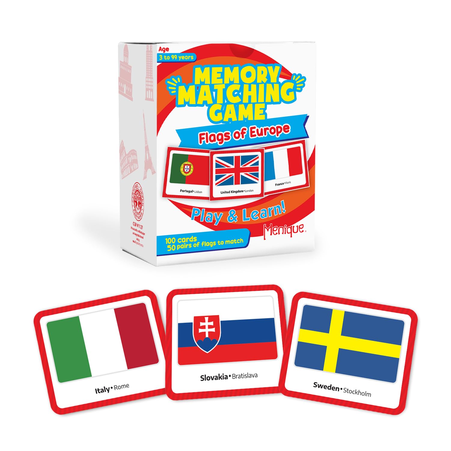 Memory Matching Game for Kids Learning and Family Play