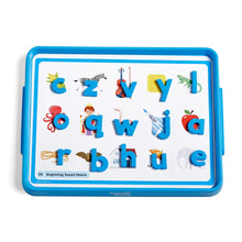 Lowercase Magnetic Letters and Trays for Alphabet Word Work