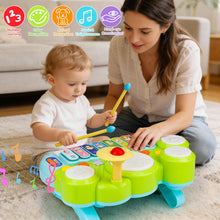 3 in 1 Piano Xylophone and Drum Musical Toy for Toddlers