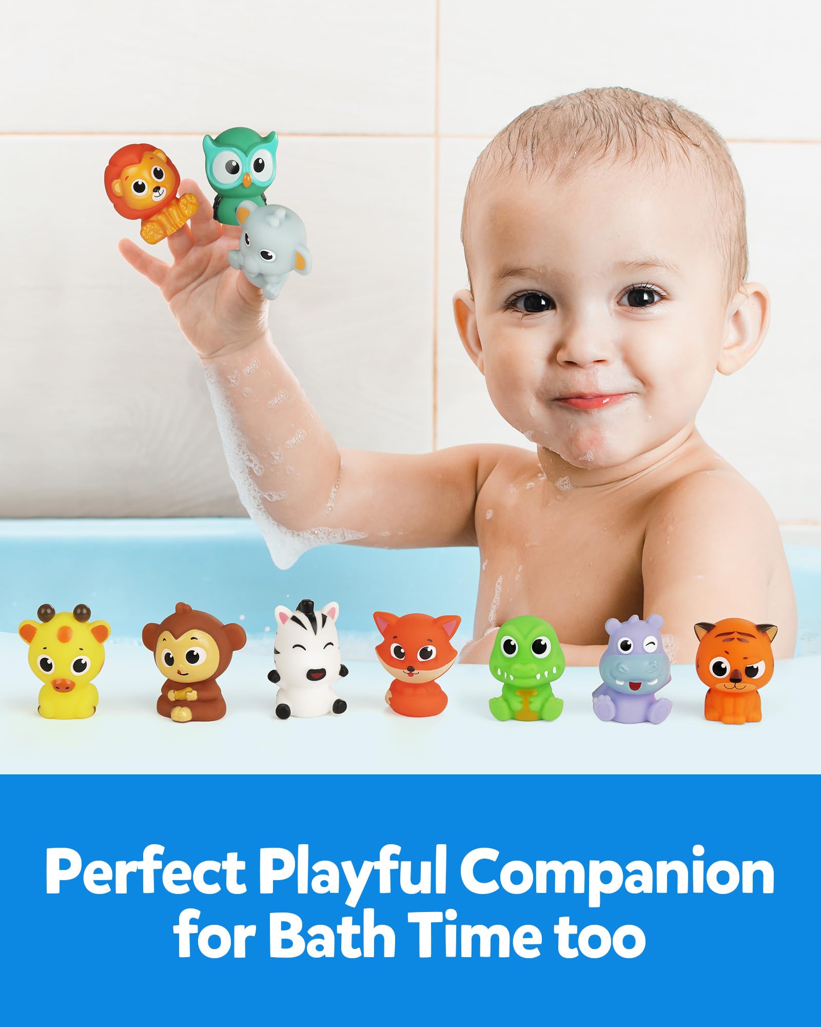 Fine Motor Animal Finger Puppets with Number Locks and Color Sorting Game