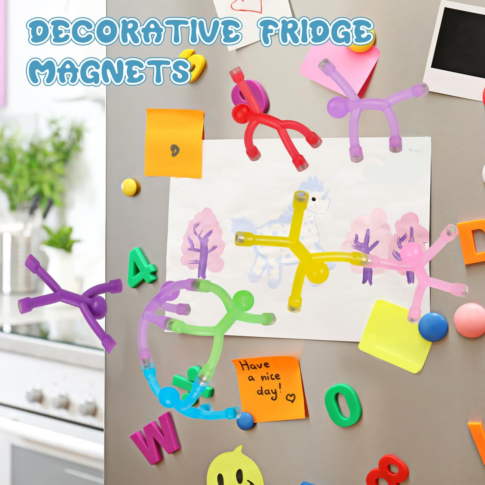 Magnetic People Figures Travel Sensory Fidget Toys for Kids 30 Pieces