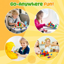 Magnetic Tiles Building Set STEM Montessori Toy for Kids