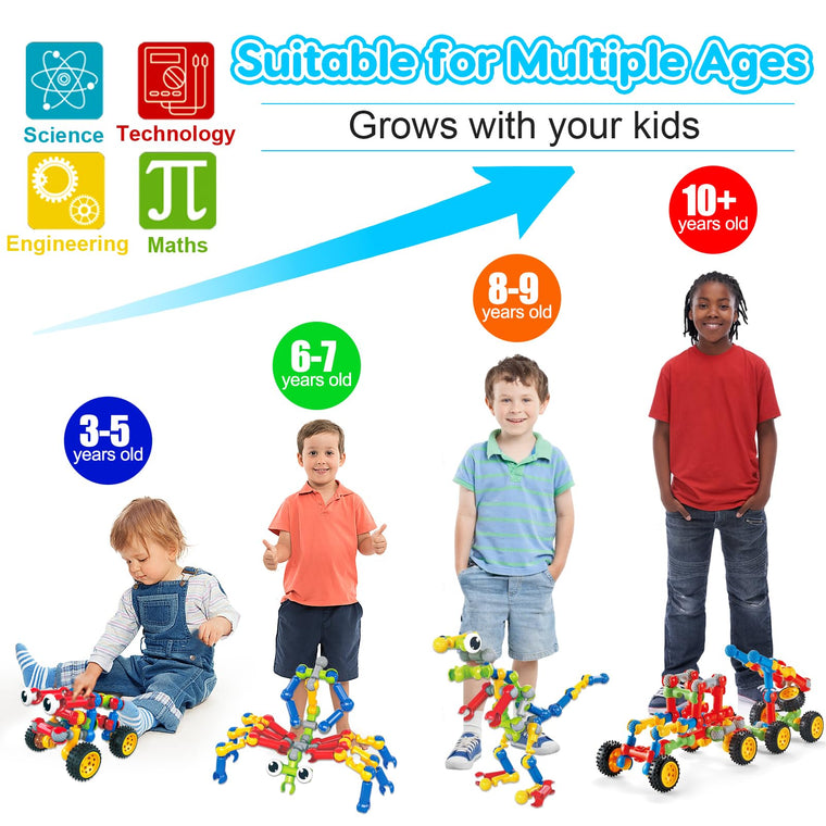 STEM Building Toys for Kids Ages 3 to 8 Creative Learning Gift