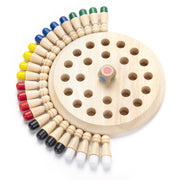 Wooden Memory Chess Matching Game Montessori Learning Toy for Kids