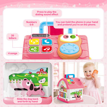 Montessori Musical Learning House Toy with Lights and Sounds for Toddlers