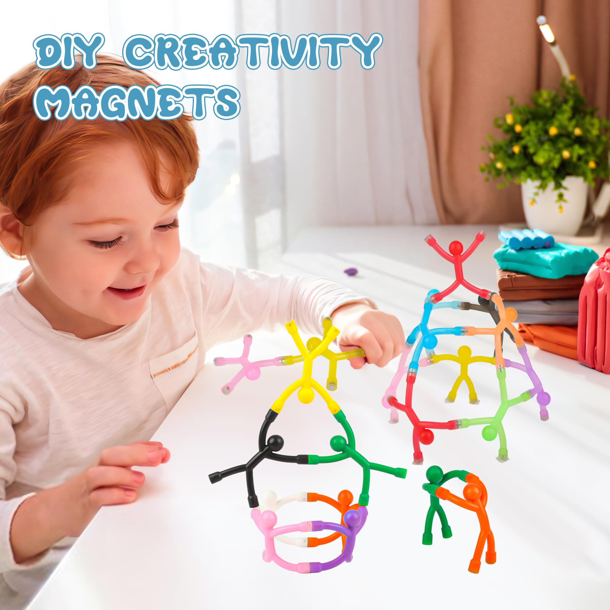 Magnetic People Figures Travel Sensory Fidget Toys for Kids 30 Pieces