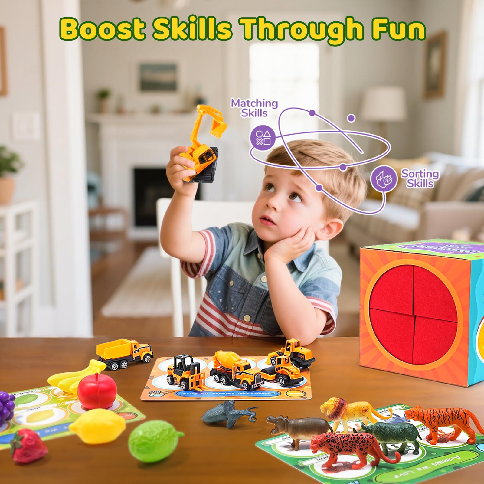 Theme Sorting Toy for Early Learning and Matching Play