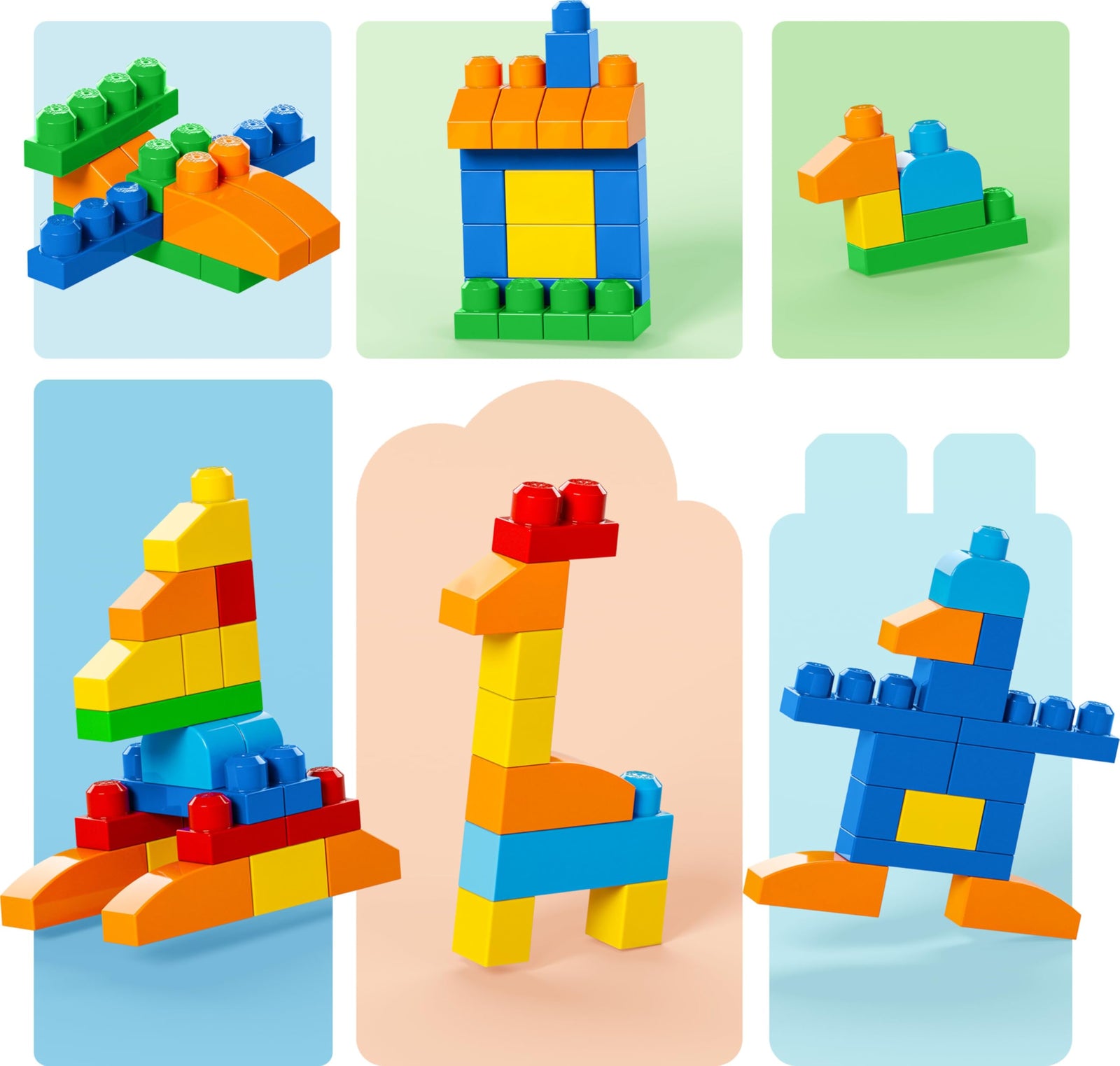 Big Building Blocks for Toddlers 150 Piece Creative Learning Play Set