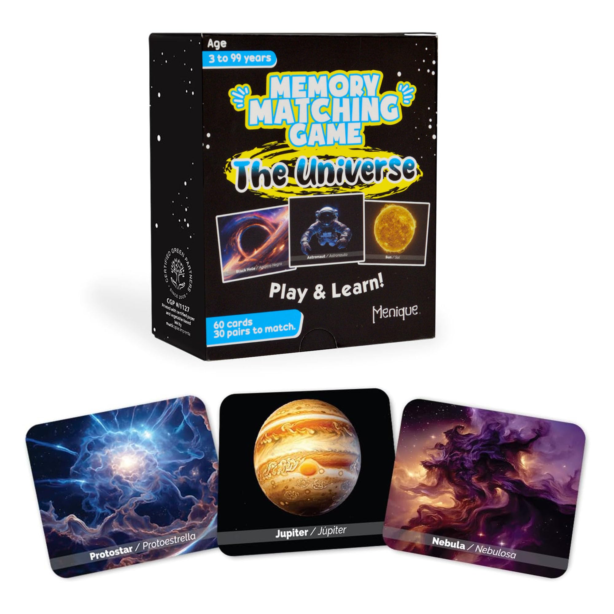 Memory Matching Game for Kids Learning and Family Play