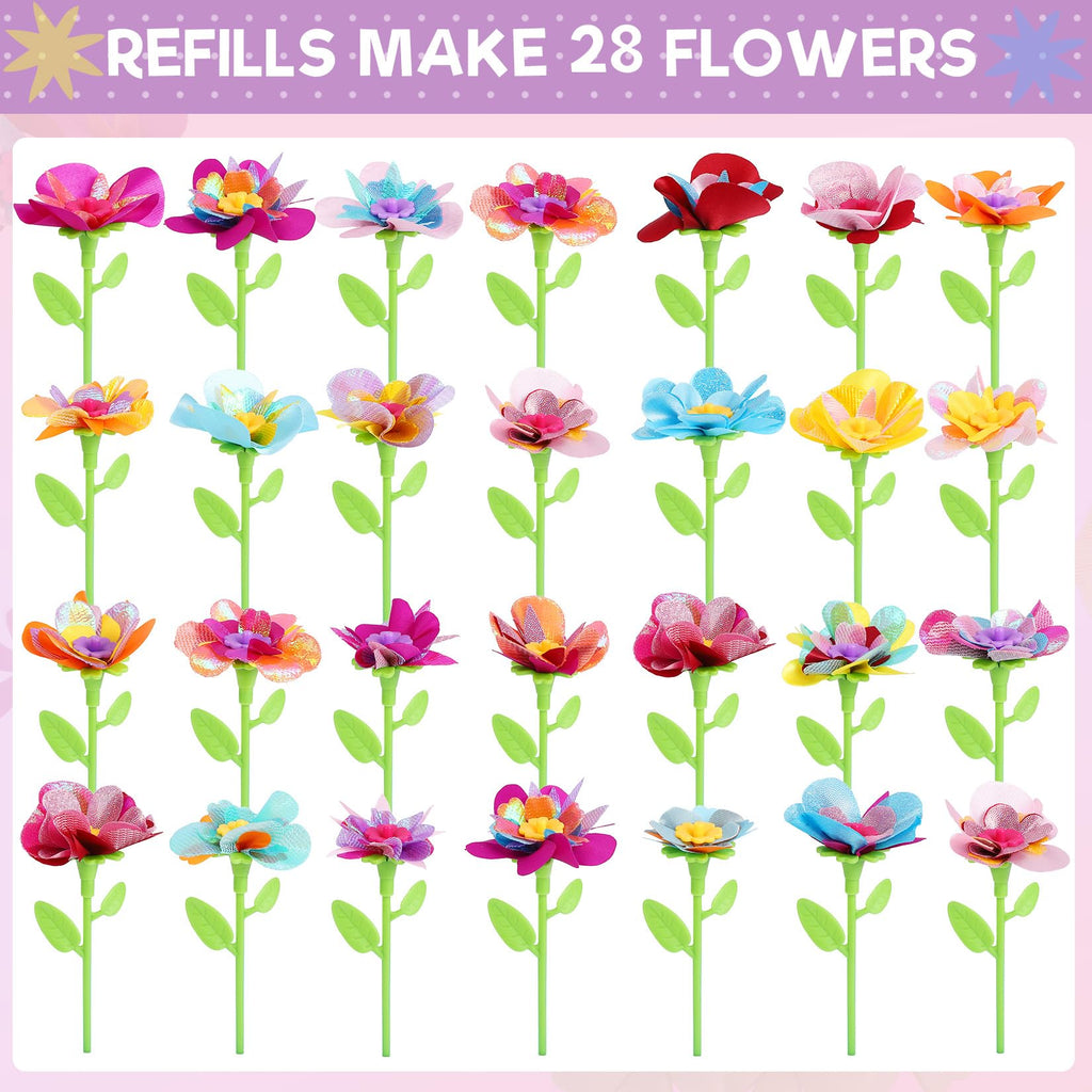 Flower Bouquet Craft Kit for Girls Educational DIY Building Toy