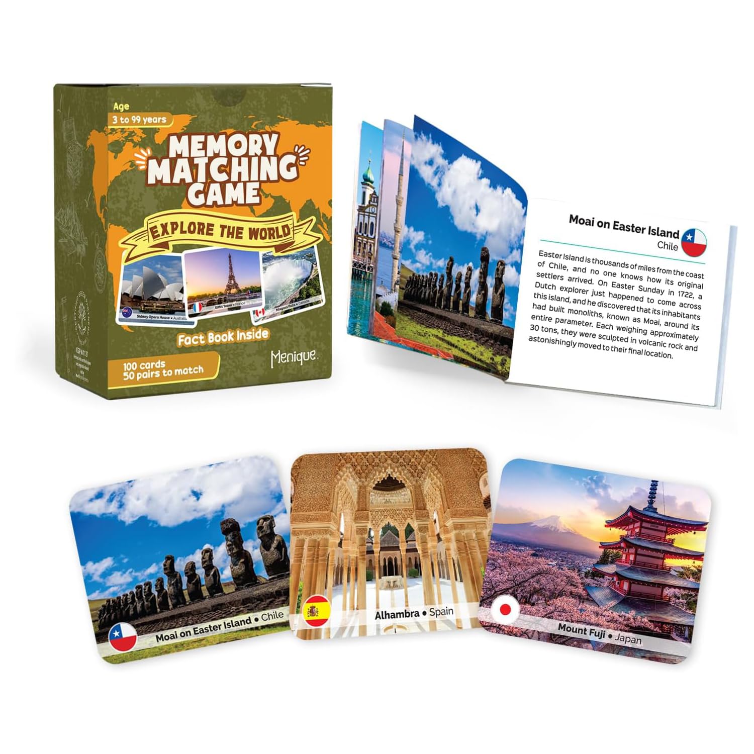 Memory Matching Game for Kids Learning and Family Play