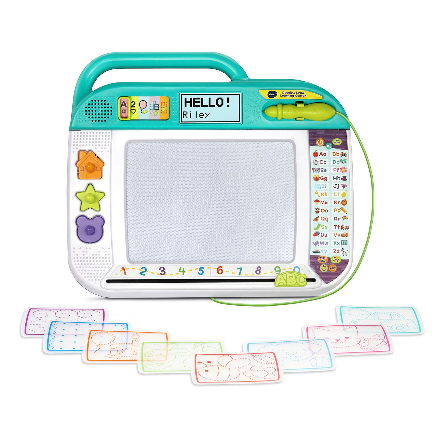 Doodle and Draw Learning Center with Stencils and Stamps for Ages 3 Up