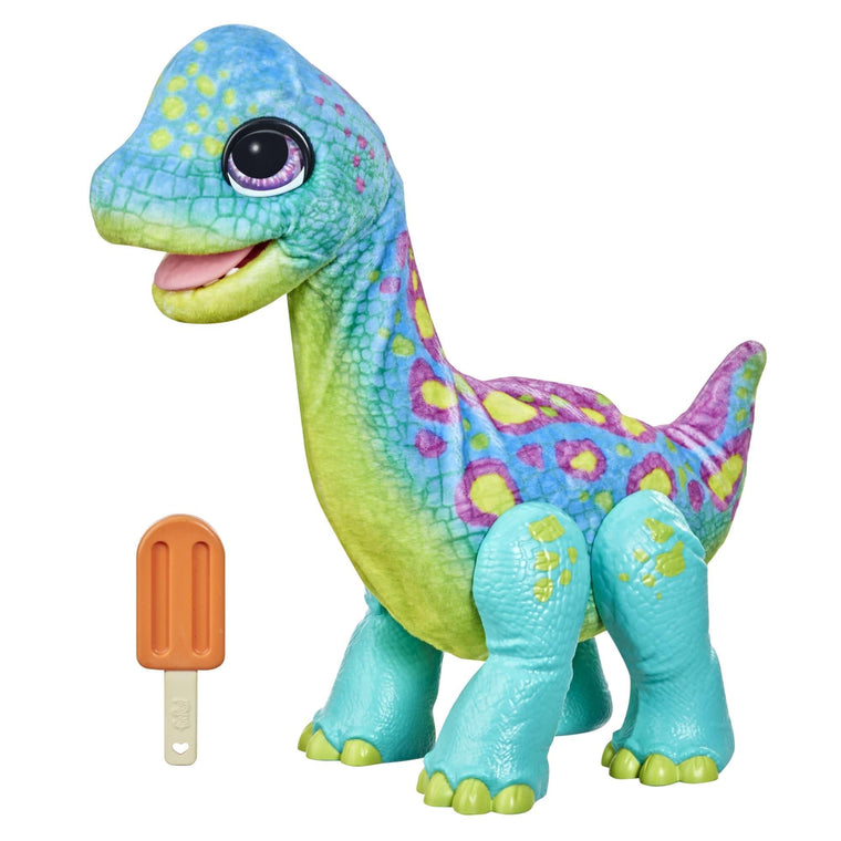 Interactive Plush Dinosaur Pet with Sounds and Reactions