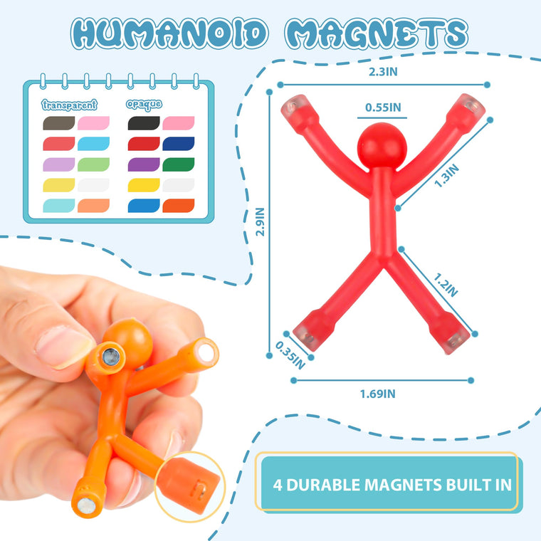 Magnetic People Figures Travel Sensory Fidget Toys for Kids 30 Pieces