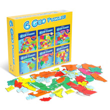 Jumbo Educational Geography Jigsaw Puzzle for Kids Made in USA