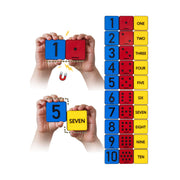 Self Correcting Magnetic Number Tiles for Counting and Word Recognition