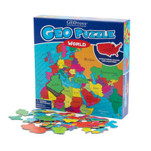 Jumbo Educational Geography Jigsaw Puzzle for Kids Made in USA
